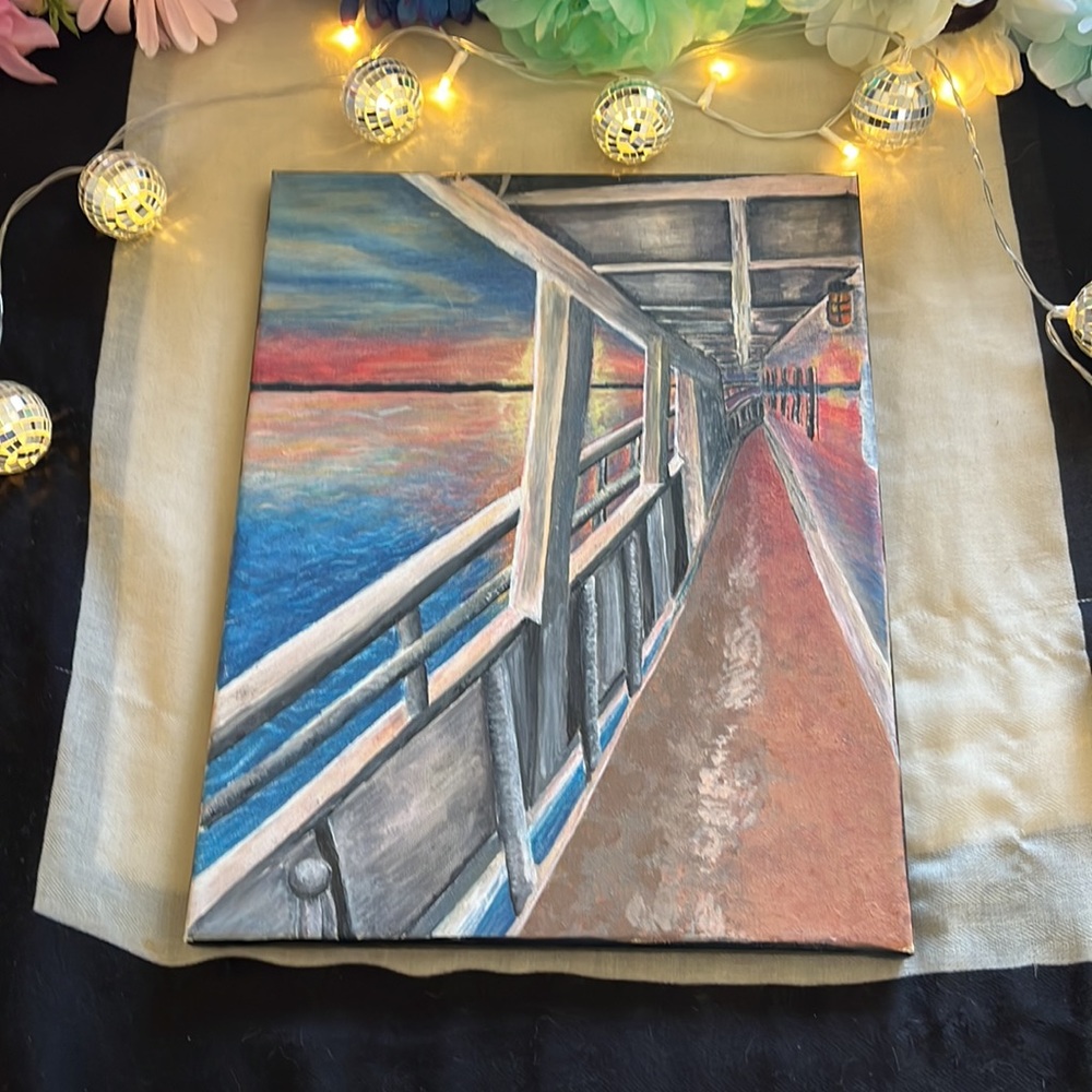 Sunset at Sea Painting - Picture 4 of 10